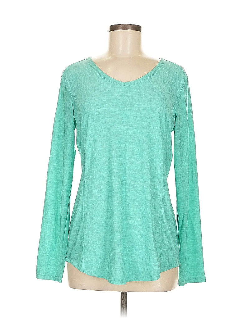 Duluth Trading Co. Teal Long Sleeve T-Shirt Size M - photo 1