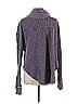 FP One 100% Cotton Gray Purple Thermal Top Size L - photo 2