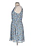 Mi ami 100% Polyester Paisley Blue Casual Dress Size L - photo 5