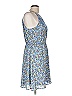 Mi ami 100% Polyester Paisley Blue Casual Dress Size L - photo 4