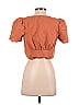 Levi's Orange Short Sleeve Blouse Size S - photo 2