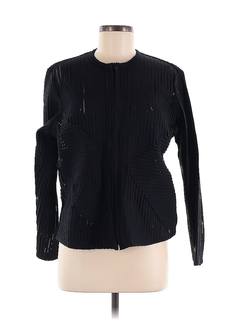 Laura Ashley 100% Cotton Black Jacket Size S - photo 1