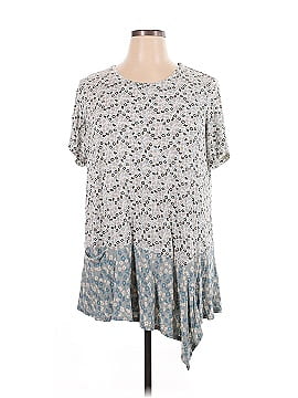 Logo By Lori Goldstein Short Sleeve Blouse