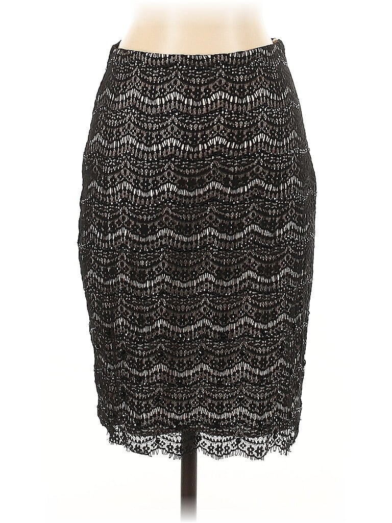 Pre-owned Ann Taylor Formal Skirt In Black