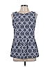 Jude Connally Blue Gray Sleeveless Top Size L - photo 1