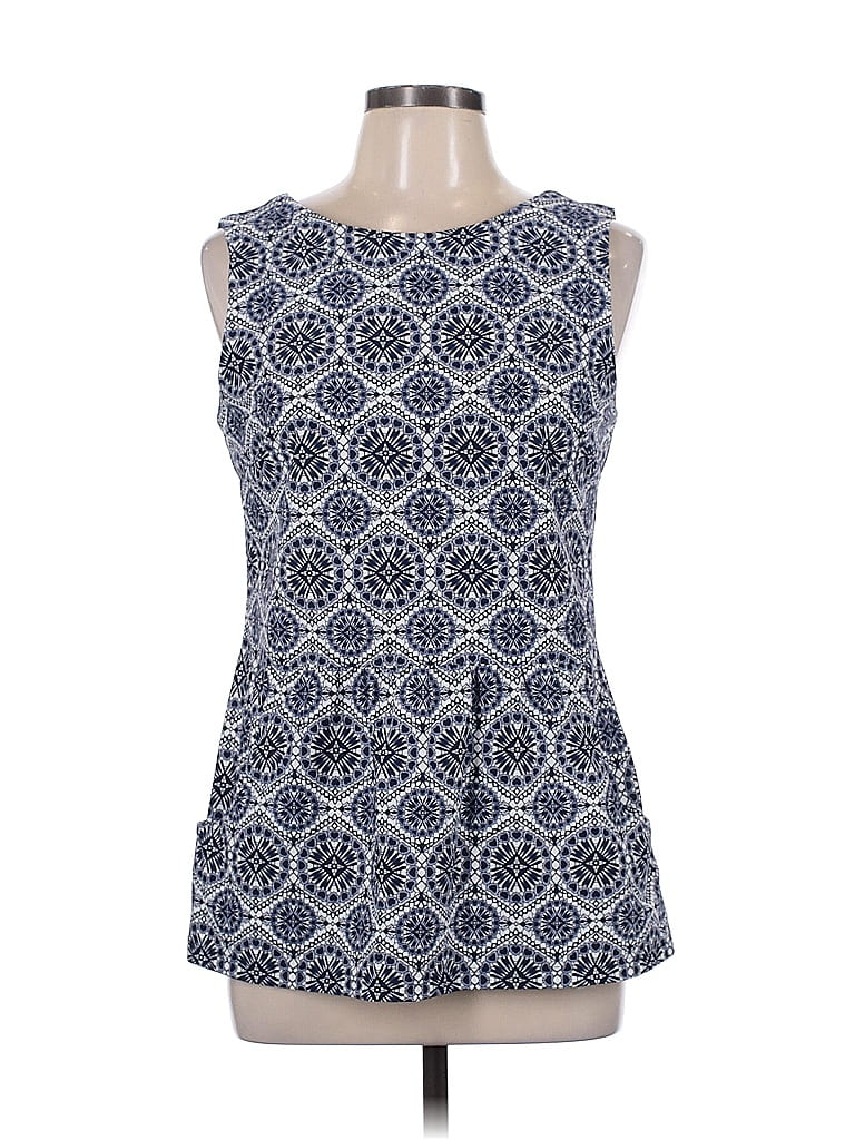 Jude Connally Blue Gray Sleeveless Top Size L - photo 1