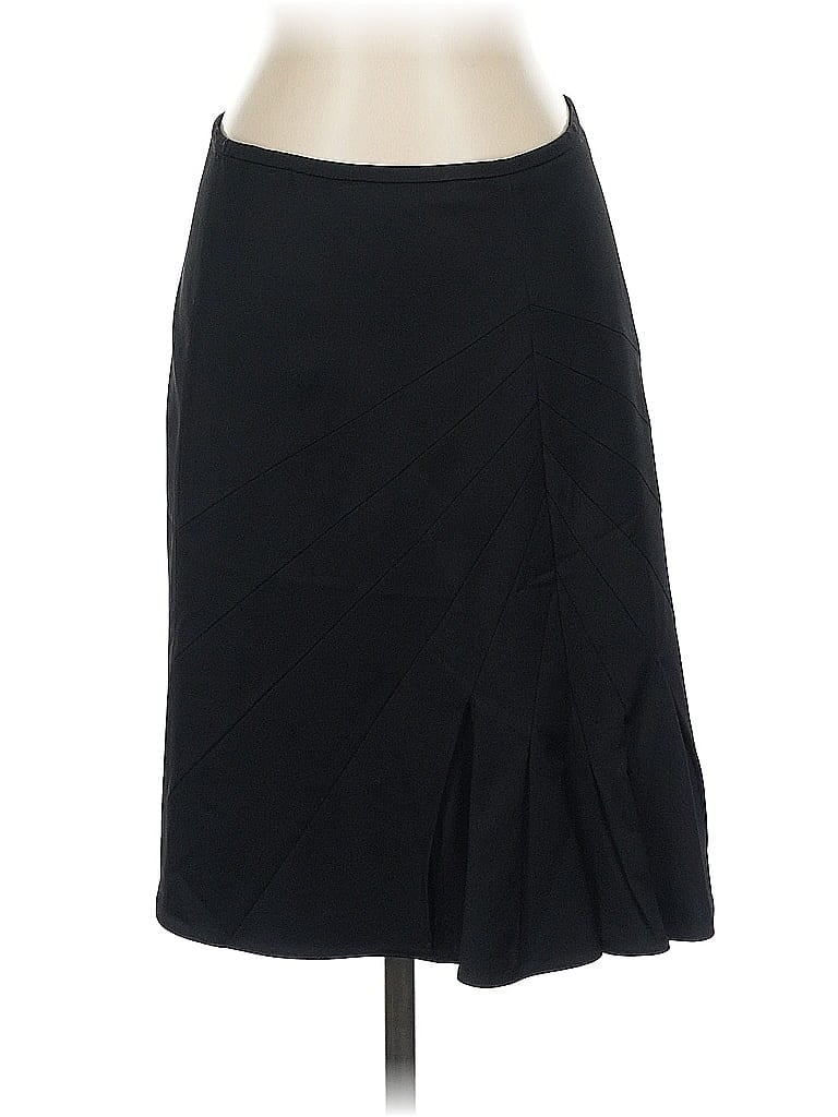 Armani Collezioni Solid Black Formal Skirt Size 4 - photo 1