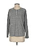 Rivet & Thread Tweed Gray Long Sleeve Henley Size S - photo 1