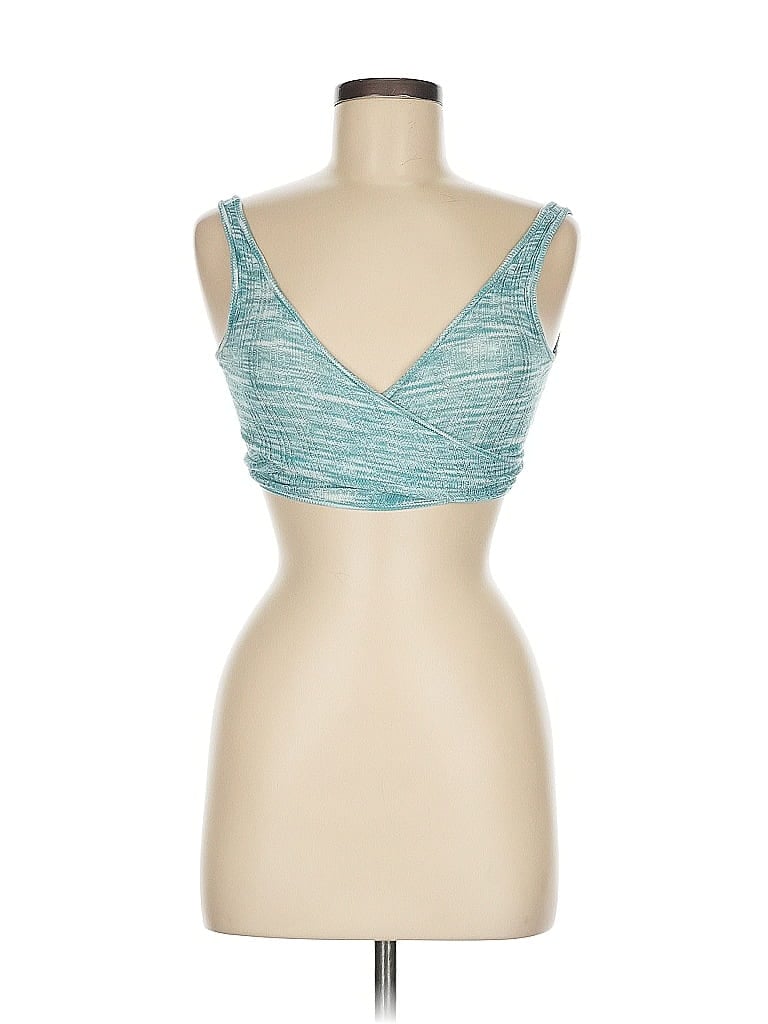 Pre-owned L*space Sleeveless Top Blue Sweetheart Neckline Tops