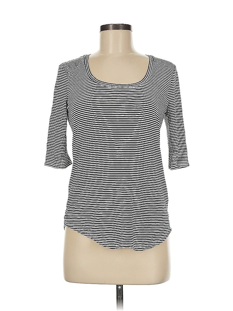 Click to view more detailed imagery on our partner's website Pre-owned Nordstrom Signature 3/4 Sleeve T-shirt In Blue