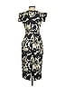 Black Halo Print Black Cocktail Dress Size 2 - photo 2