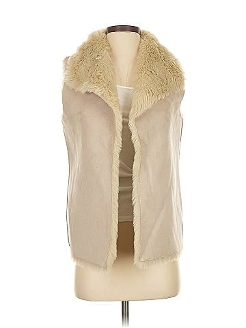 Ann Taylor LOFT Outlet Faux Fur Vest (view 1)