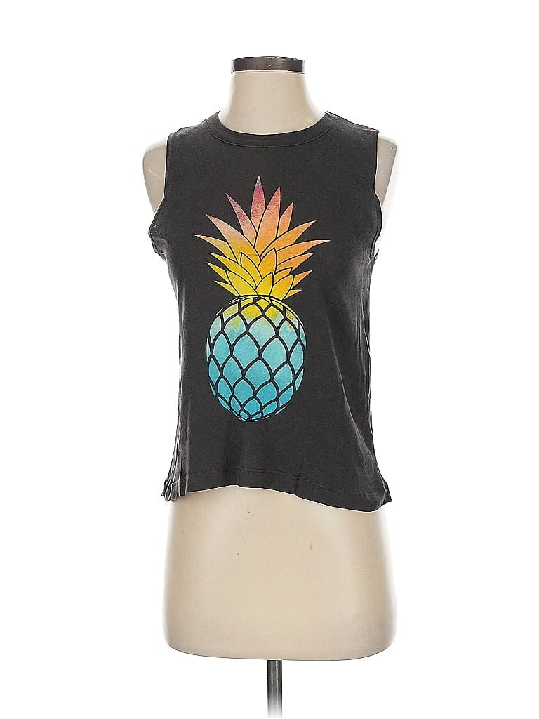 Chaser Black Sleeveless T-Shirt Size XS - photo 1