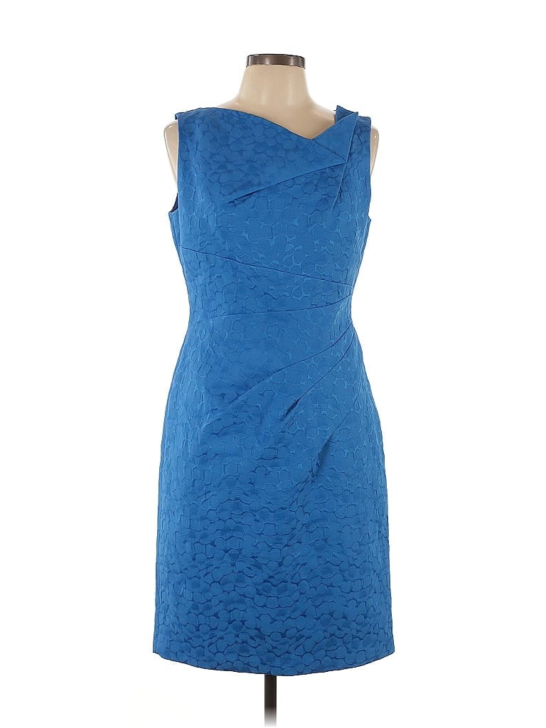 David Meister Blue Cocktail Dress Size 10 - photo 1