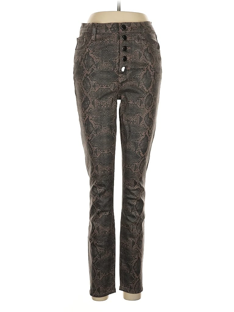 J Brand Animal Print Brown Tan Jeans Size 28 waist - photo 1
