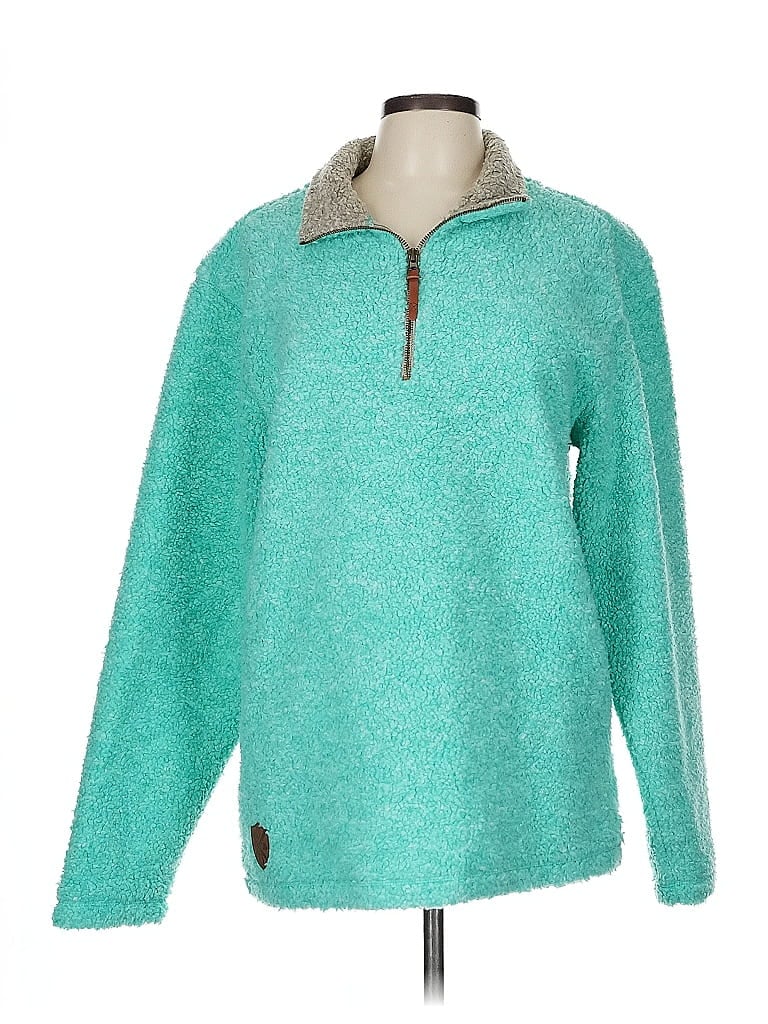 Pre-owned Unbranded Fleece Jacket In Green