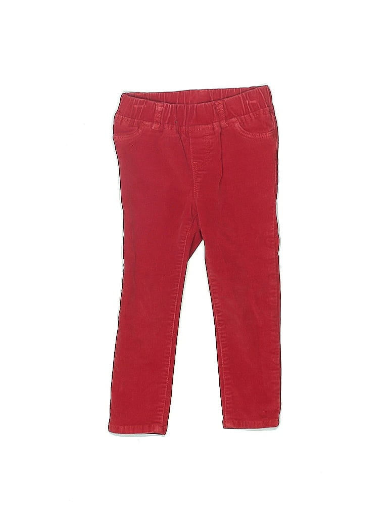 Baby Gap Solid Red Casual Pants Size 3 - photo 1