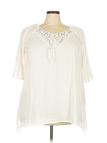 New York Laundry Short Sleeve Blouse (view 1)
