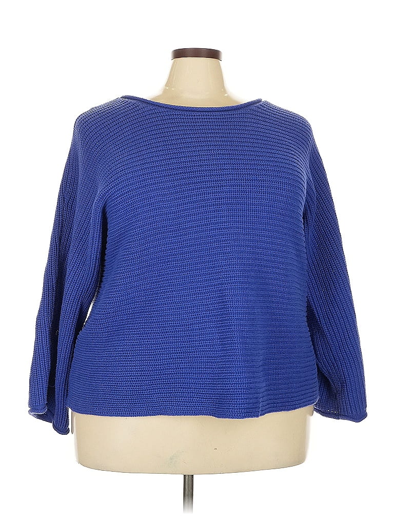 Roaman's Blue Pullover Sweater Size 22 - photo 1