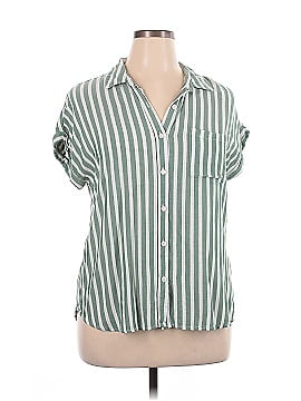 Cosmic Blue Love Short Sleeve Blouse