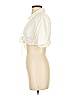 Zara Ivory Short Sleeve Blouse Size S - photo 5