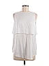 Mossimo 100% Polyester White Sleeveless Blouse Size M - photo 1