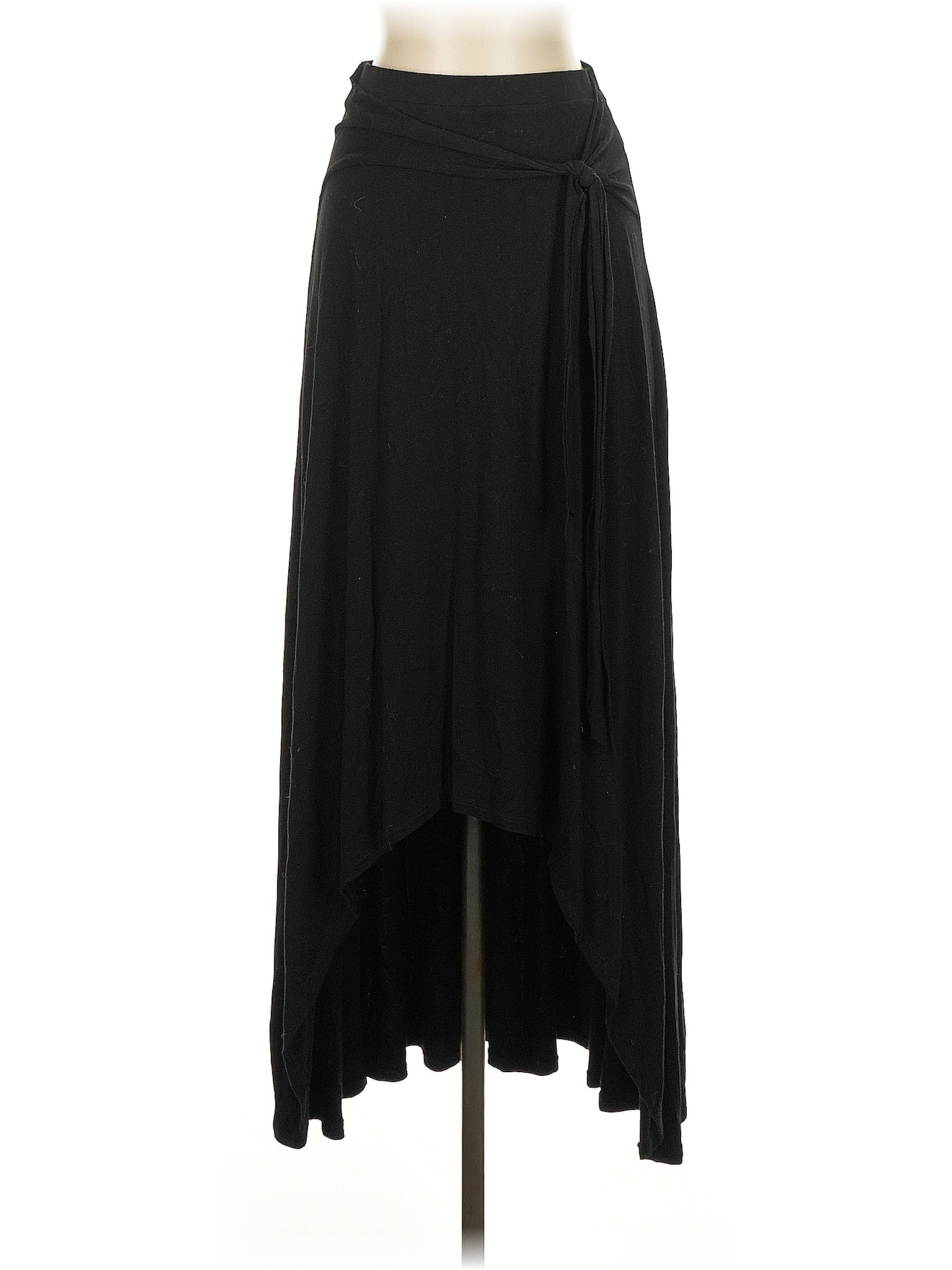 White House Black Market Solid Black Formal Skirt Size XXS