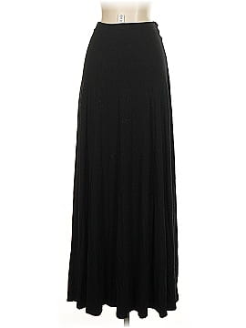 White House Black Market Solid Black Formal Skirt Size XXS