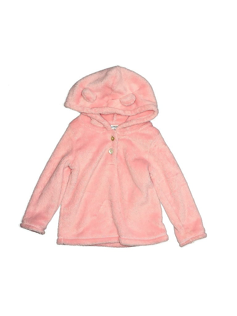 Carter's 100% Polyester Pink Zip Up Hoodie Size 2T - photo 1