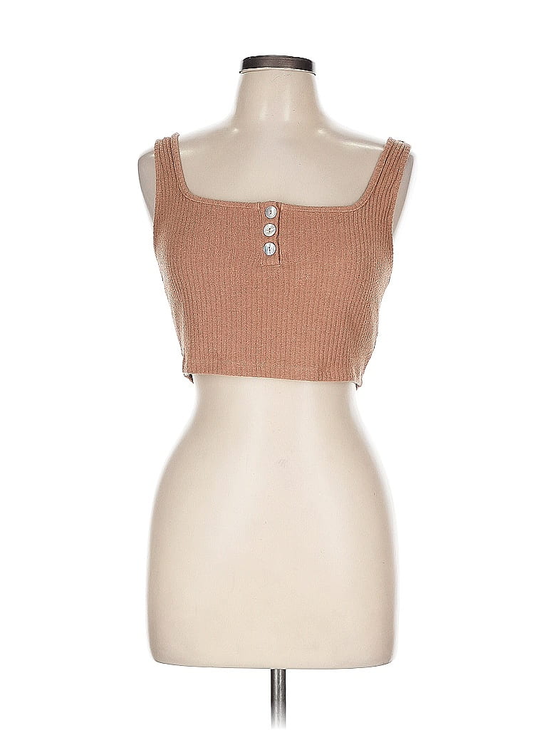 MWL by Madewell Brown Tank Top Size L - photo 1