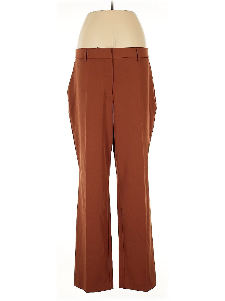 W by Worth Brown Dress Pants Size 12 - photo 1