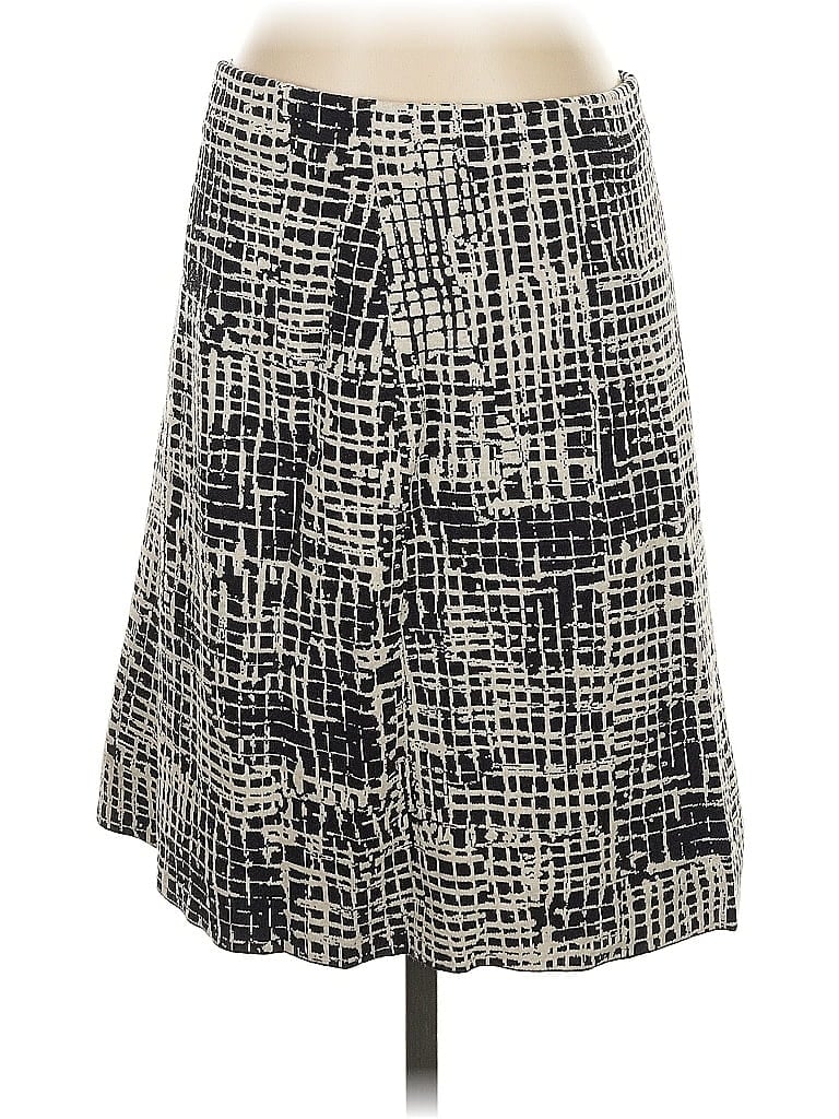 Pre-owned Nic + Zoe Casual Skirt In Gray