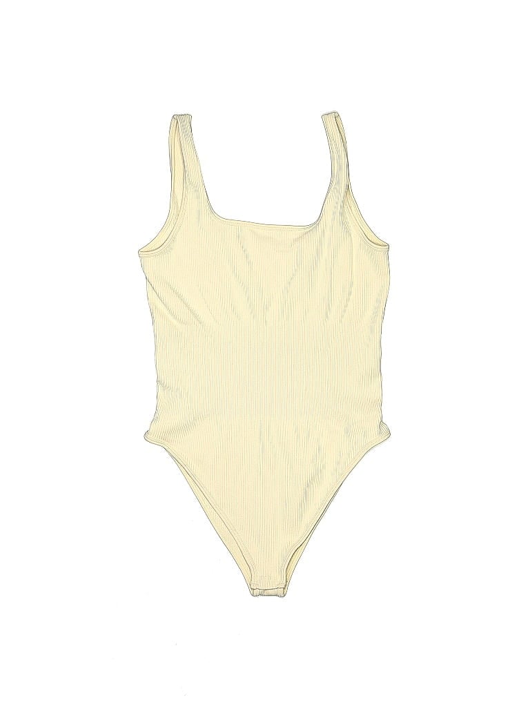 Pre-owned Oqq Bodysuit In Yellow
