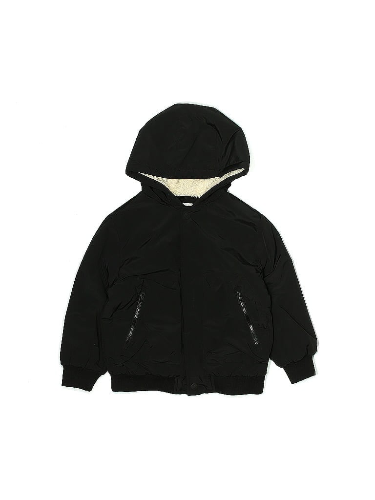 Zara Baby 100% Polyester Solid Black Jacket Size 4 - photo 1