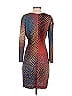 Escada Graphic Brown Cocktail Dress Size EU 36 / US 6 - photo 2