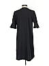 Unbranded Solid Black Casual Dress Size S - photo 2