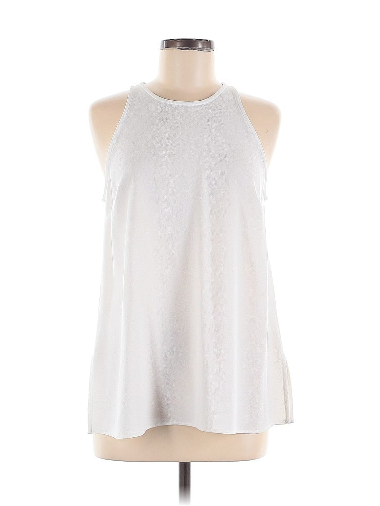 Veronica M. White Sleeveless Blouse Size M - photo 1