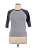 Next Level Apparel Gray 3/4 Sleeve Top Size XL - photo 1