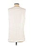 Flax 100% Linen Ivory White Sleeveless Blouse Size 6 - photo 2