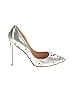 FSJ Silver Heels Size 10 1/2 - photo 1