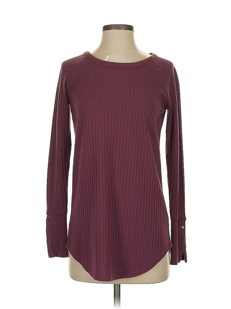 Chaser Burgundy Long Sleeve T-Shirt Size XS - photo 1