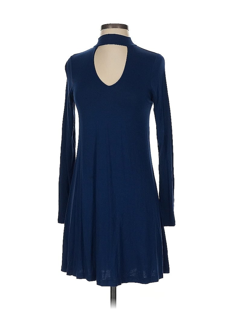 Pre-owned Express Casual Dress In Blue