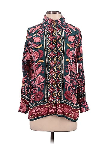 FARM Rio Long Sleeve Blouse (view 1)
