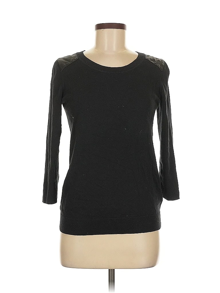 Pre-owned Banana Republic Pullover Sweater In Black