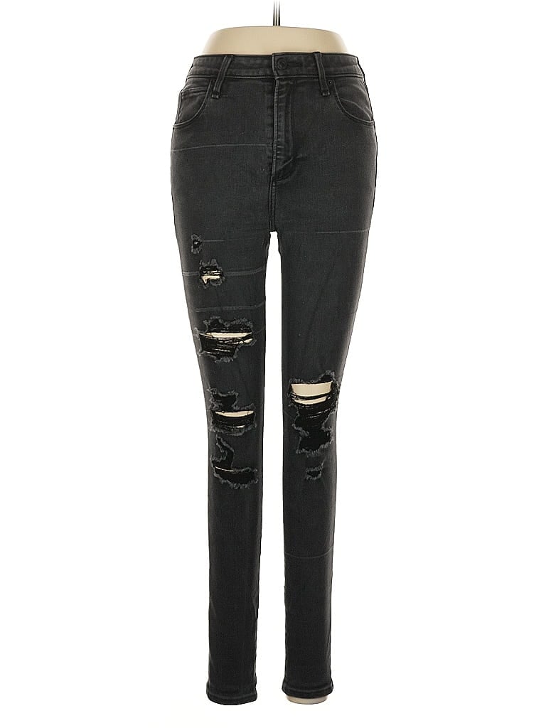 Pre-owned Abercrombie & Fitch Jeans In Black