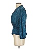Eva Mendes by New York & Company 100% Polyester Teal 3/4 Sleeve Blouse Size S - photo 5