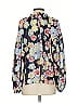 Tanya Taylor 100% Polyester Floral Blue Long Sleeve Blouse Size S - photo 2