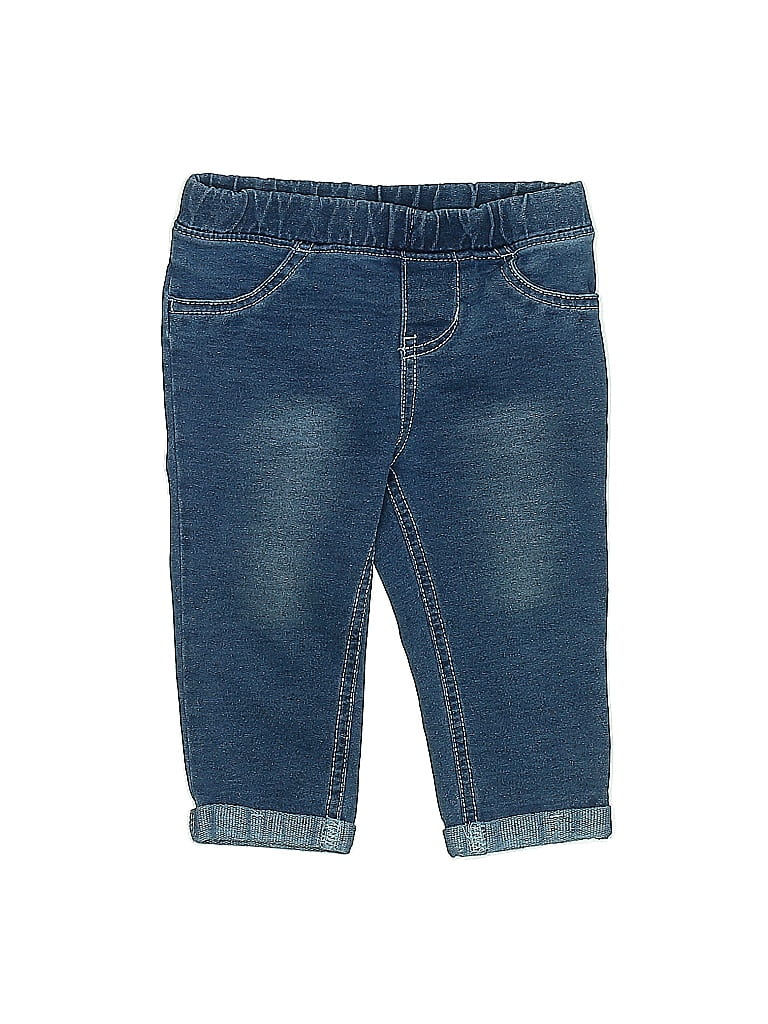 Jumping Beans Solid Blue Jeggings 9-12 MO / 12 MO - photo 1