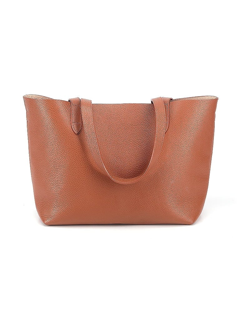 Cuyana Solid Tan Leather Satchel One size - photo 1