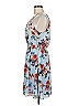 Collective Concepts 100% Polyester Floral Blue Casual Dress Size M - photo 5